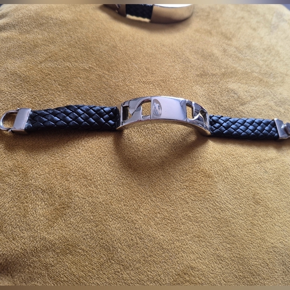Black Braided Men's Bracelet